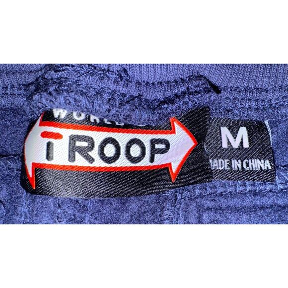 World of Troop Men’s Fleece Navy Troop Royal Patch Designs Premium Medium NEW - Picture 4 of 8